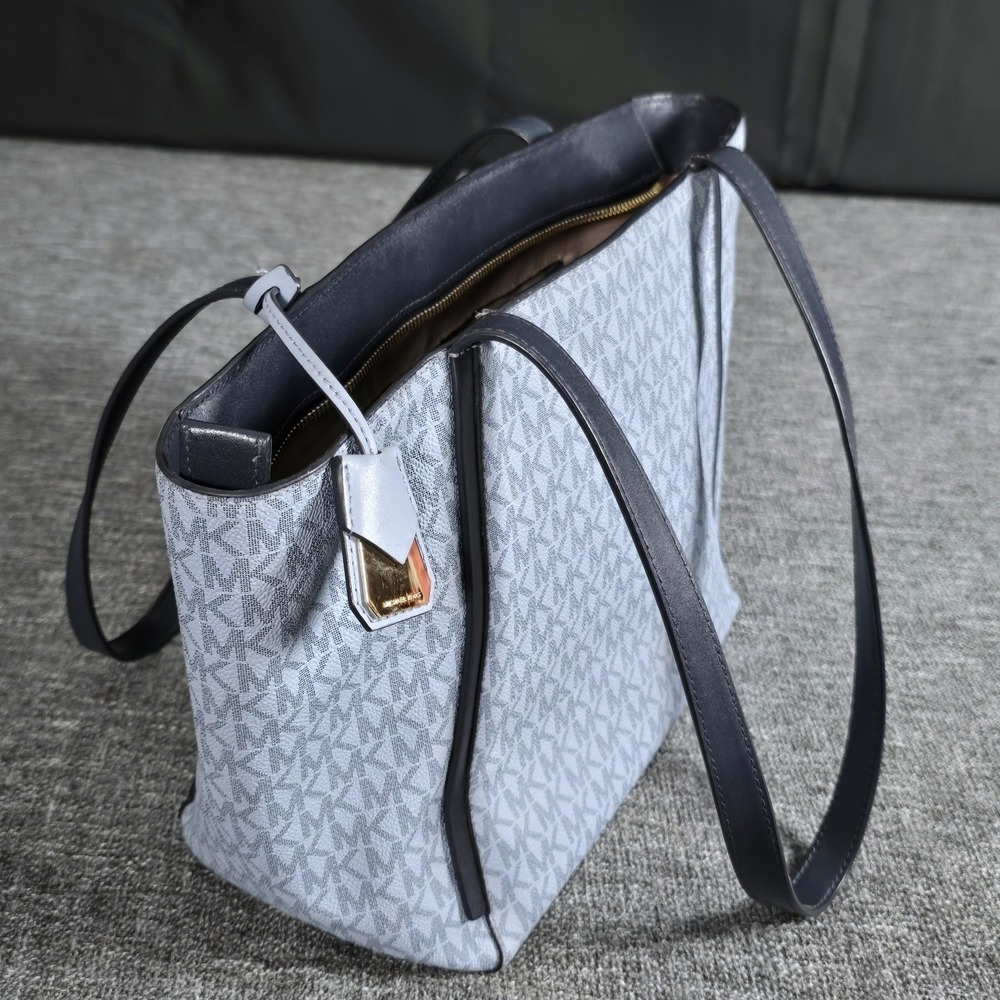 Authentic Michael Kors Whitney Tote Admiral Pale Blue Bag Purse MK - Picture 3 of 14